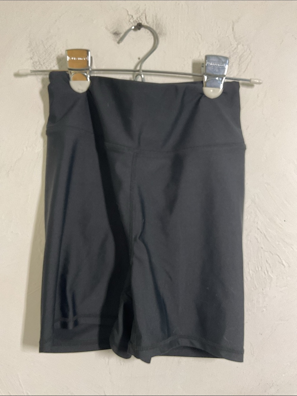 Sommer Ray Black High Waist Pocket Scrunch Butt Ruched Biker Shorts Size S